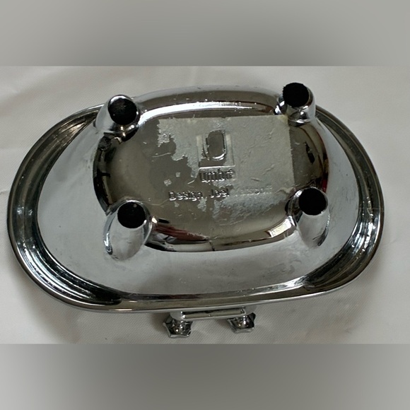 UMBRA CHROME PLATED BATHTUB TRINKET DISH - Picture 7 of 7